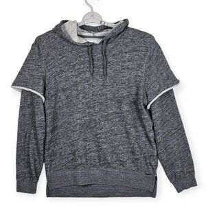 On The Byas Double Layered Hoodie - Men's Medium - Heather Gray